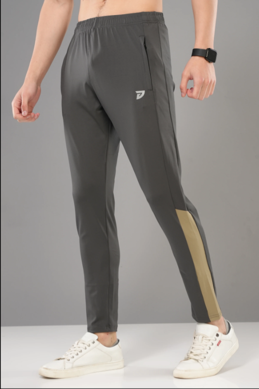 KA 53 Bottom Stripe Dri-FIT Track pant | Medium Grey