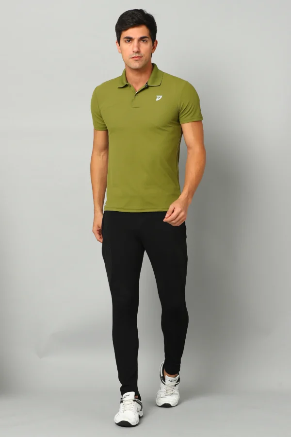 KA53 Polo Collar Tshirt | Green